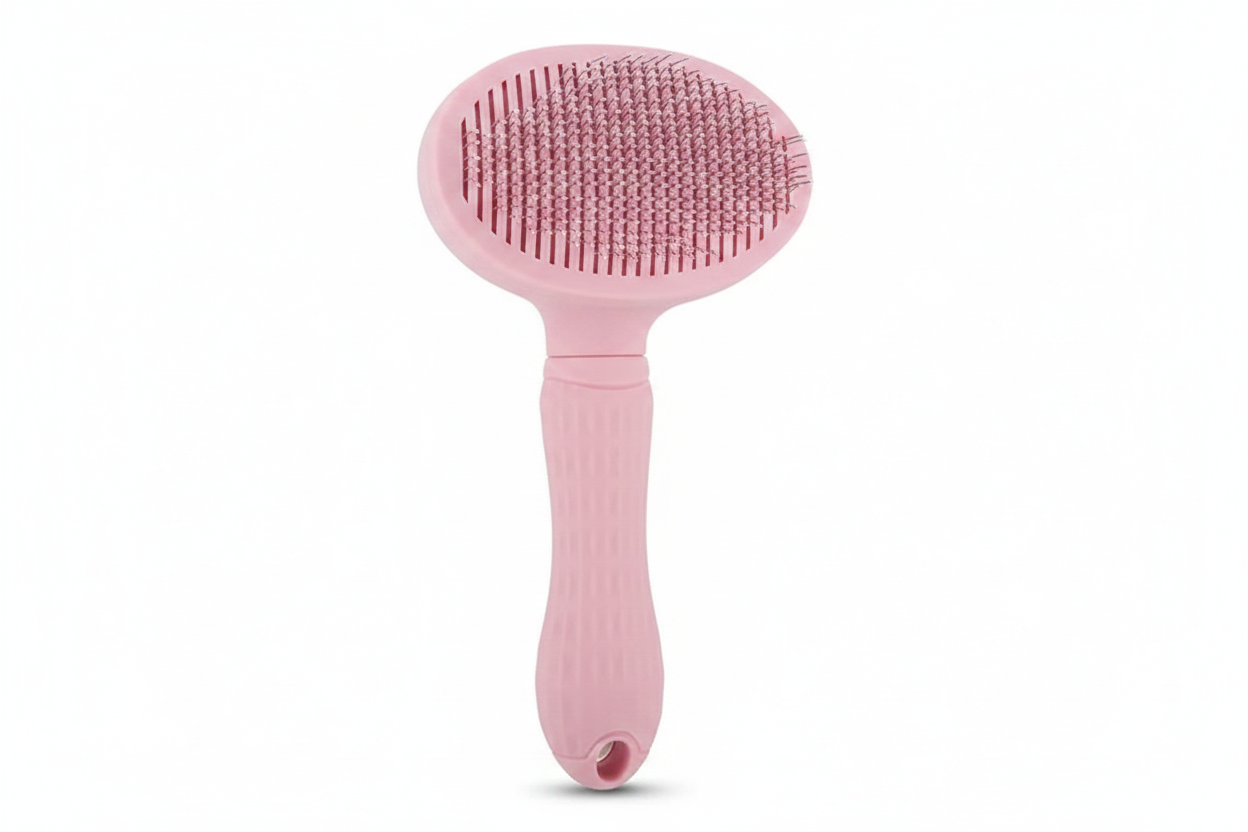 Self-Cleaning Pet Brush - Grooming Made Easy!